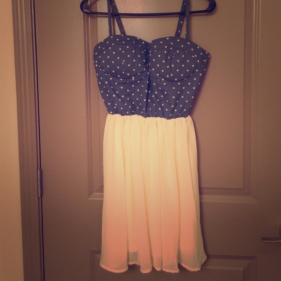 Brand New Denim Bustier dress
