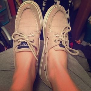 Grey Sperry Top-Siders