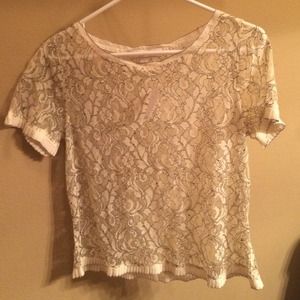 Short sleeve lace too