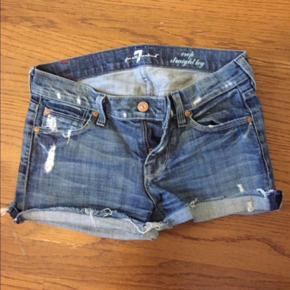 7 For All Mankind denim shorts