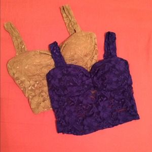 Two Foreign Exchange bralets!