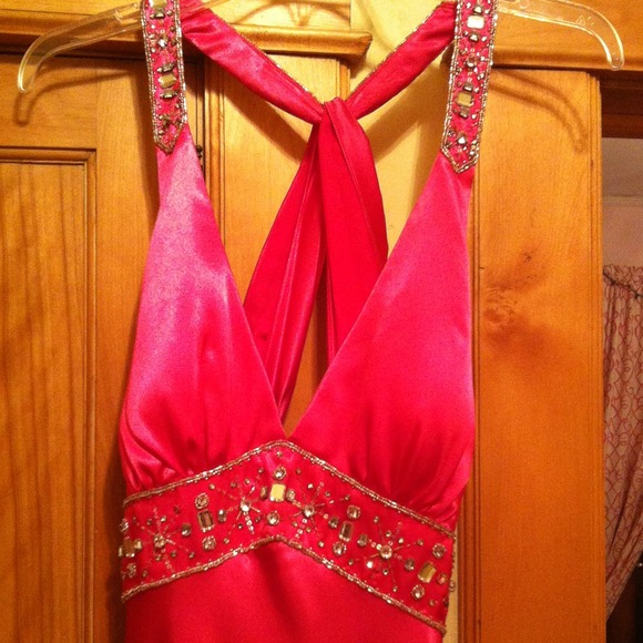 Pink Glitz Prom Dress