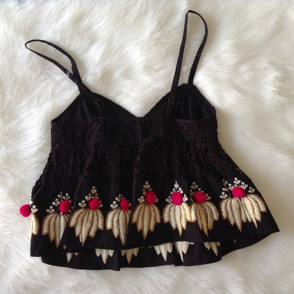 Anthropologie lace peachy pie top - Picture 3 of 4