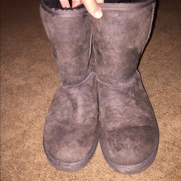 Chocolate brown uggs - size 8