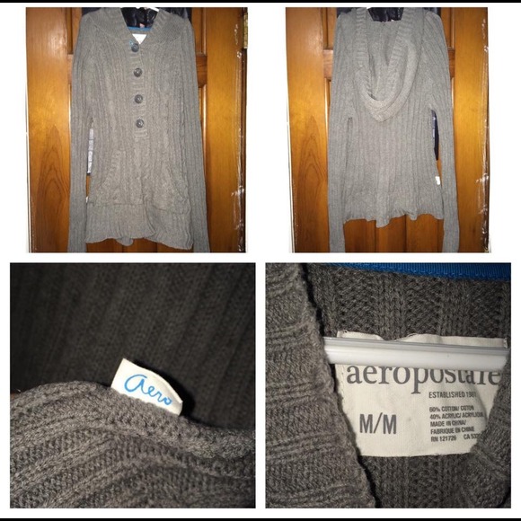 Gray Aeropostale sweater