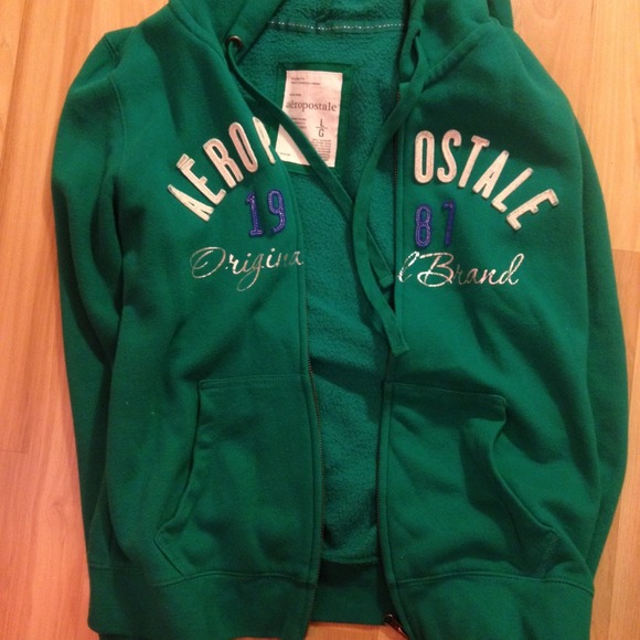 Green fleece jacket