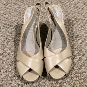 Cream Color Ash Heels