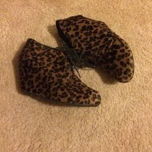 Leopard Print booties
