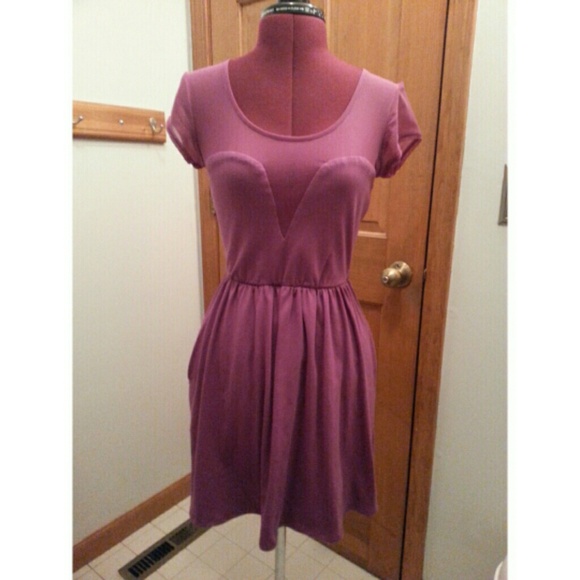 Nasty Gal maroon sweetheart dress