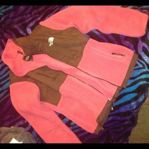 Pink/coral Northface jacket 🌸