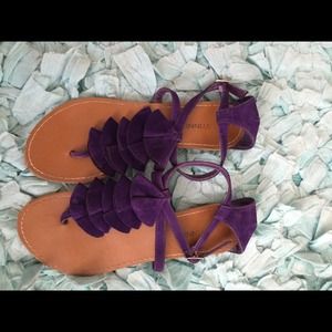 Purple sandal