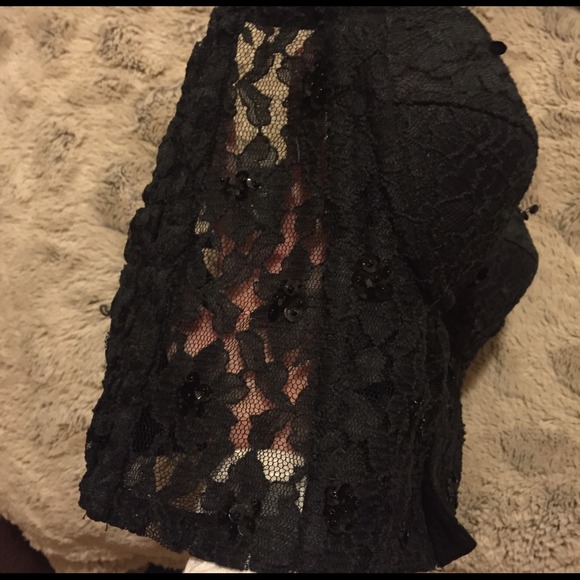 Vintage Cropped Bustier Beautiful Beading Push-up - Picture 3 of 4