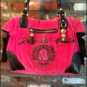 Juicy Couture Pink Velour Handbag
