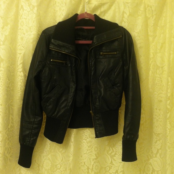 Black leather jacket!:)
