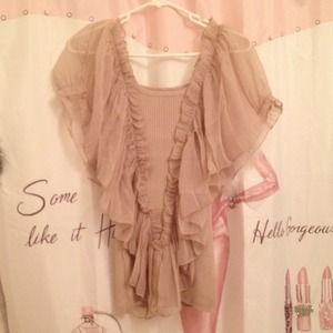 Beige dress up shirt