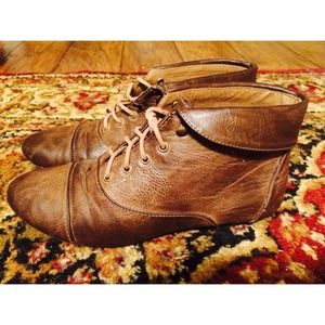 Brown booties