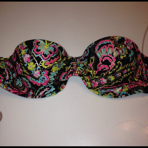 Victoria secret strapless bathing suit top