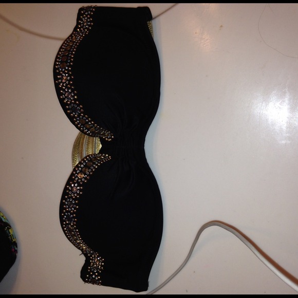 Victoria secret padded strapless bathing suit top