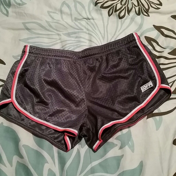 Charcoal/Orange Soffe Workout shorts