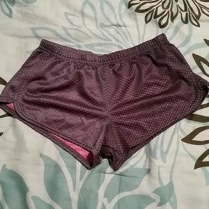 Charcoal/Pink Short Workout shorts