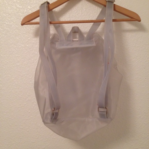 🚫SOLD🚫 vintage clear plastic backpack bag - Picture 3 of 4