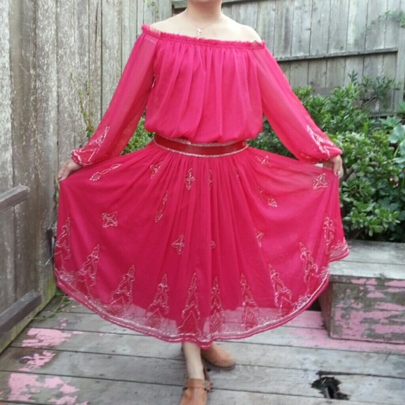 Free People Delhi red dress - Picture 3 of 4
