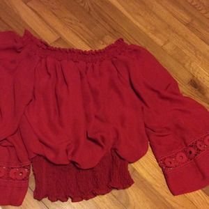 Bundled for @syrup99  Red Peasant Top & JS top