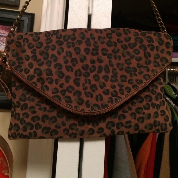 J. Crew Animal Print Handbag - Picture 2 of 2