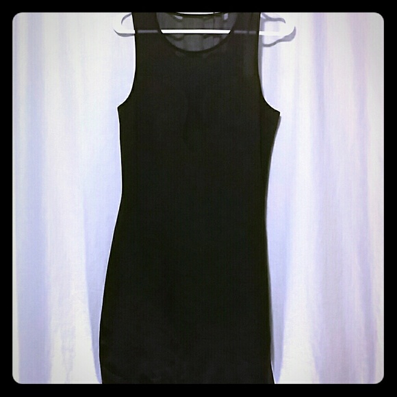 LBD with illusion neckline - Picture 1 of 4