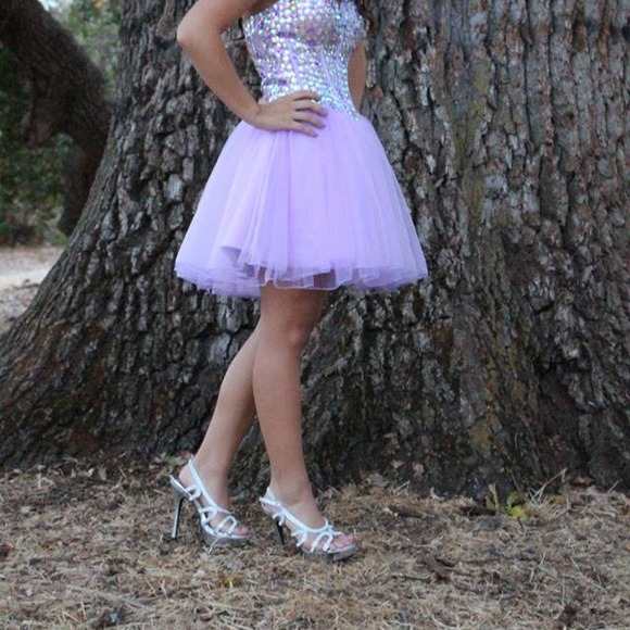 Purple homecoming dress - Picture 2 of 4