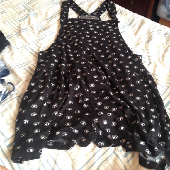 Brandy Melville Evil Eye Overalls