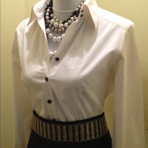 Custom made maxi skirt w.embroidered waist, M 6-8