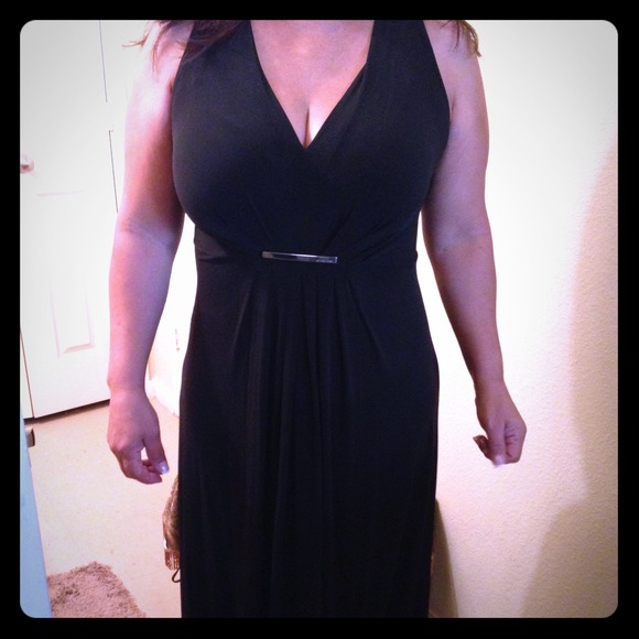MK Long Black Dress