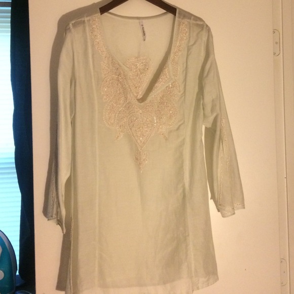 Flora bells silk tunic