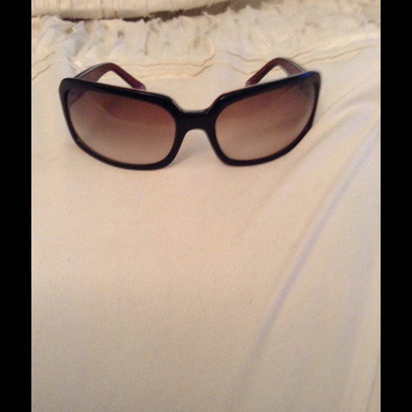 Black & red Coach Sunglasses. No case. Authentic