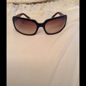 Black & red Coach Sunglasses. No case. Authentic