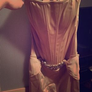 Gorgeous Swarovski crystal corset dress.