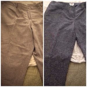 BUNDLE * Two Talbots Petites Slacks Pant size 20W