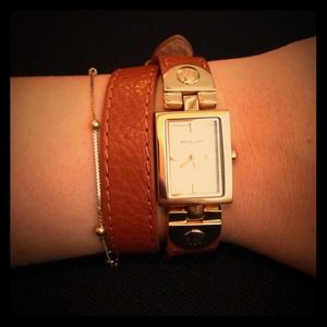 MK double wrap bracelet watch