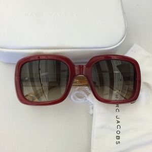 Marc Jacobs red sunglasses