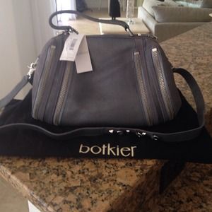 Beautiful Botkier grey suede handbag