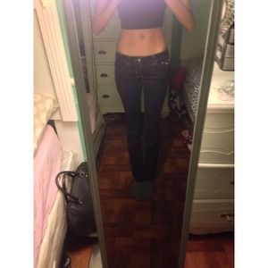 dark wash skinny hollister jeans