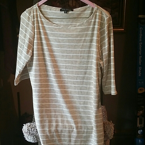 Green Envelope Tan shirt