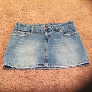 Aeropostale Jean skirt.