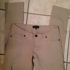 Khaki colored jeggings size small