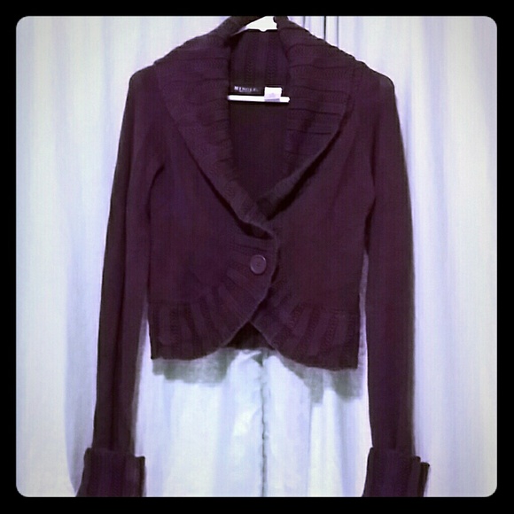 Dark purple sweater