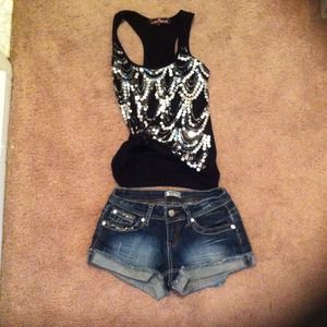 SoundGirl jean shorts