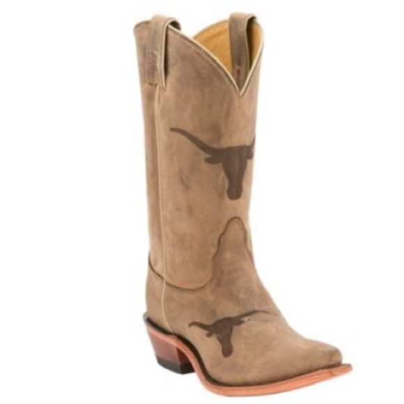 Nocona UT Distressed & Branded Cowboy Boots