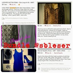 BUNDLE FOR @SBLESER! ! ! !