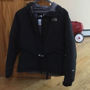 North face belted jacket